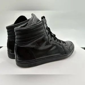 Gucci | Shoes | Gucci Logo High Top Sneakers Gg Imprime